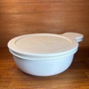 Vintage Corning Ware White Grab-It 15 Oz 444 ml Bowl P-150-CPC With Lid